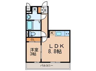 アイリスコ－ト七右衛門の物件間取画像